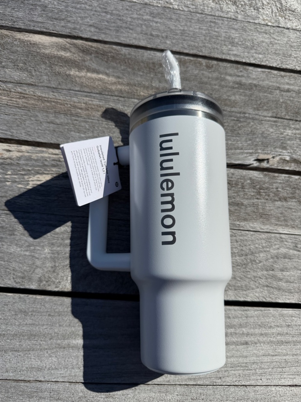 Lululemon‎ Insulated Tumbler 40oz White NWT cup mug
